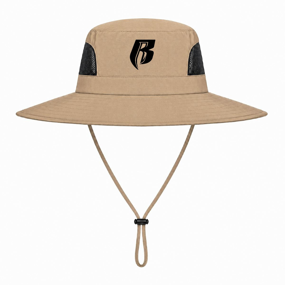 Blk RR Wide Brim Sun Hat
